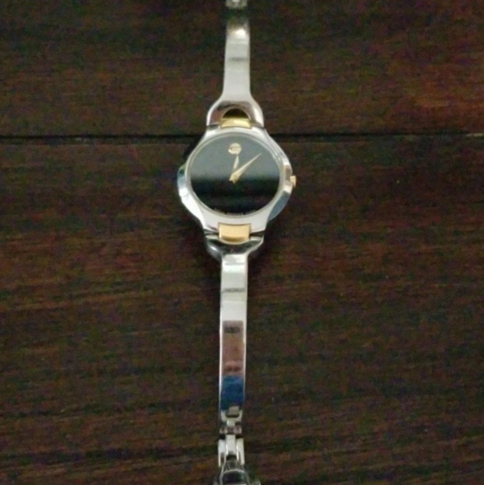 Movado 2 tone womens watch